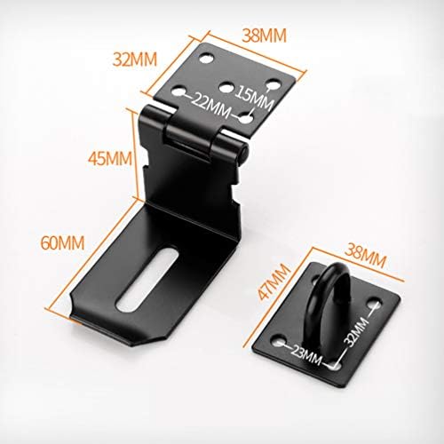 ZLOCYIVHE Slide Bolt Door Lock Hasp