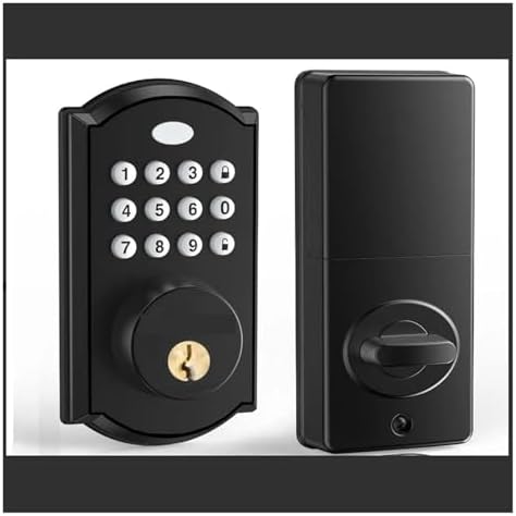 Keyless Entry Door Lock with Keypad Smart Deadbolt Security Easy Install