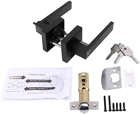 Sturdy Door Lock System with Anti-Scuff Design