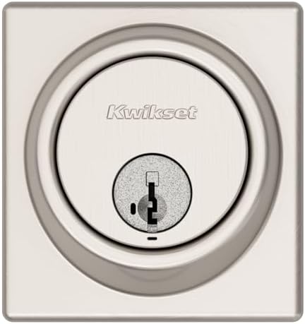 Kwikset 817 Deadbolt Lock - Secure Entry with SmartKey Technology