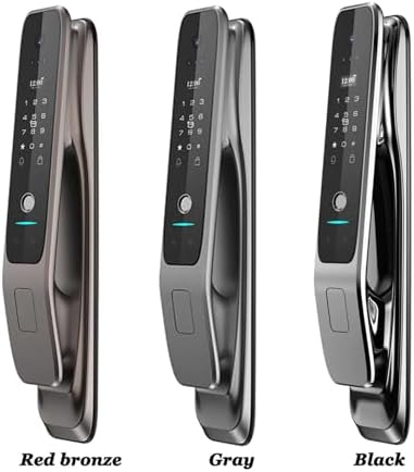 3D Face Recognition Tuya WiFi Door Lock with HD Camera