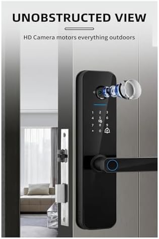 Tuya Smart WiFi Door Lock with HD Camera and Display