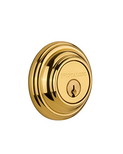 Nostalgic Warehouse 702352 Classic Rosette Double Cylinder Deadbolt