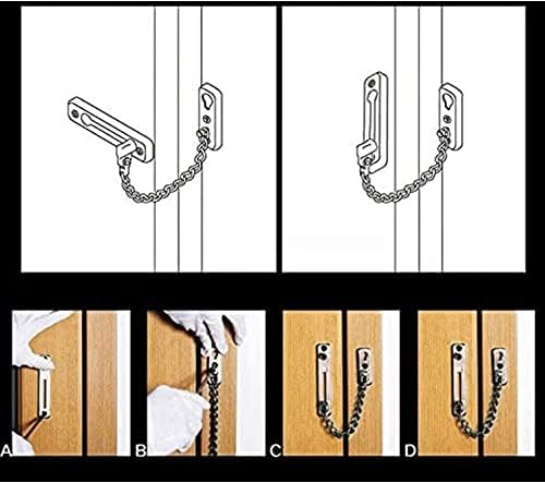 Stainless Steel Slide Bolt Door Lock Hasp for Security