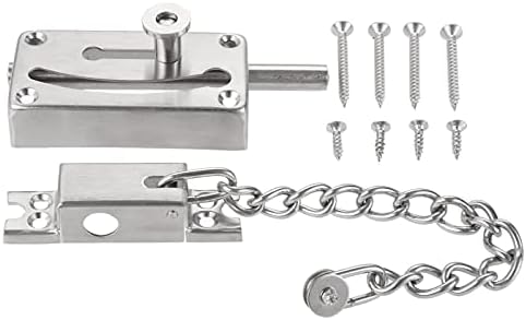 Sleek Steel Door Bolt Lock Durable Sturdy
