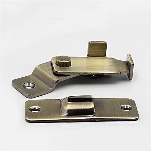 90-Degree Stainless Steel Door Lock Brushed Finish