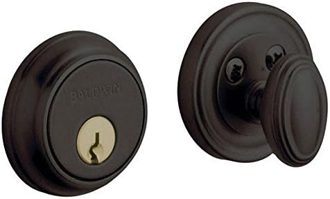Baldwin Estate Low Profile Traditional Single Cylinder Deadbolt Oil Rubbed Bronze