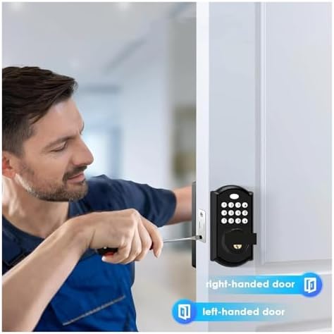 Keyless Entry Door Lock with Keypad Smart Deadbolt Security Easy Install