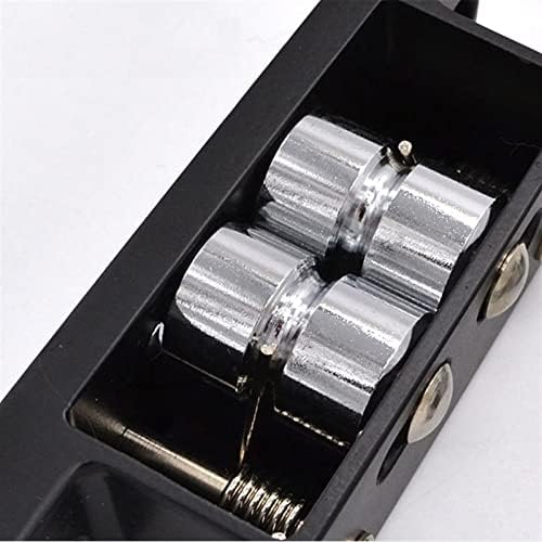 Black Touch-Type Double Roller Deadbolt Lock