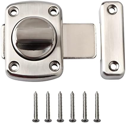 Straightforward Zinc Alloy Bathroom Latch 1Pcs