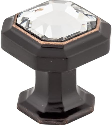 Top Knobs TK390BSN Crystal Emerald Knob Brushed Satin Nickel
