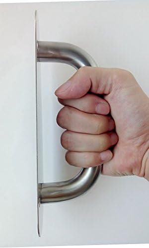 Sturdy 2Pcs Stainless Steel Door Handle Plate Set