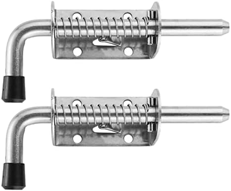 AMAZWI 2-Piece Stainless Steel Door Lock 5-inch Diameter