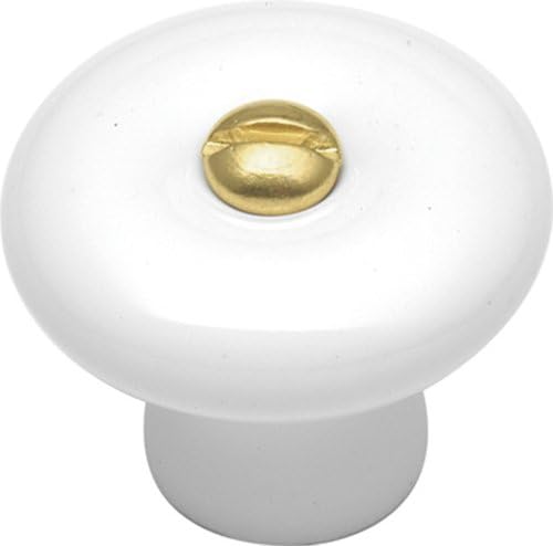 1-14-Inch Cozy English Cabinet Knob White Elevate Your Homes Aesthetics