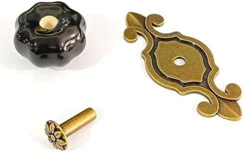 10-Piece Kitchen Cabinet Knobs with Backplate