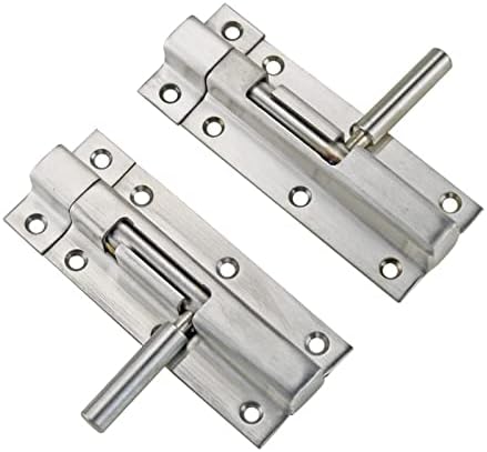 304 Stainless Steel Door Security Lock 1Pcs Brushed Surface