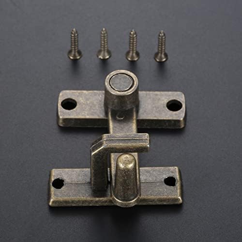 Sturdy Bronze Door Latch Bolt - Home Safety Easy to Install