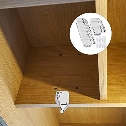 12-Piece Compact Spring Lock Set for Cabinet Door Drawer