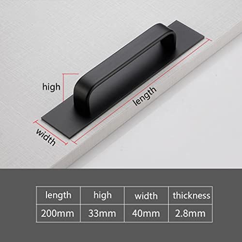 Efarmia Aluminum Alloy Sliding Door Handles Gold
