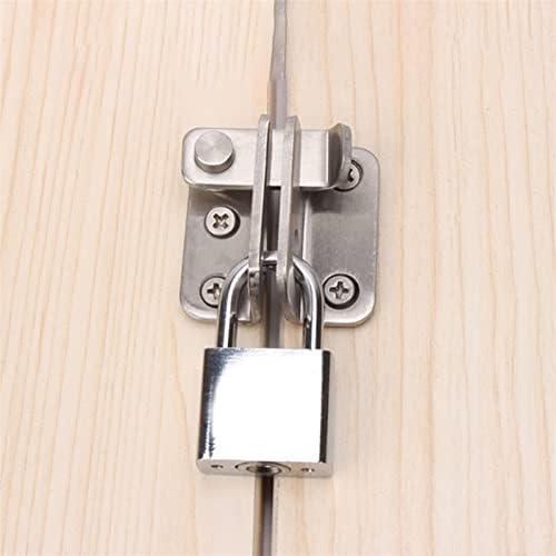 AMZWI Slide Latch Door Lock - Durable Deadbolt for Home Commercial Use