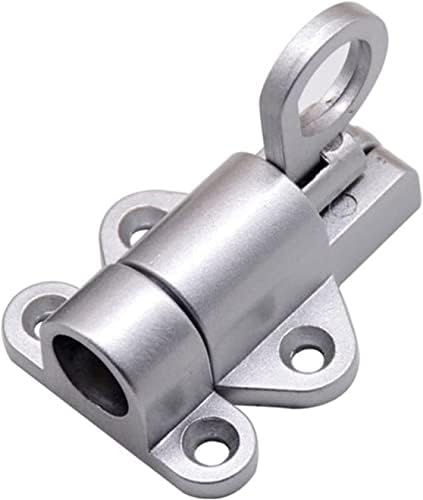 Secure Door Bolt in Grey Aluminum Alloy Design