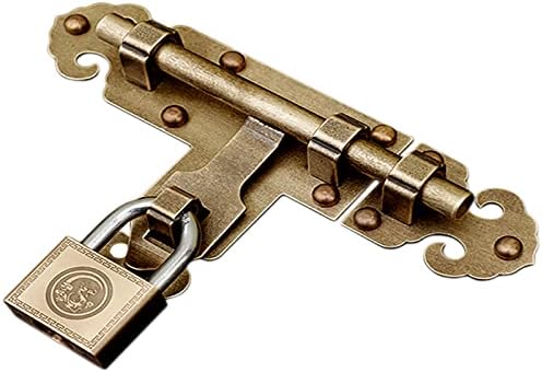 AMAZWI Bronze Deadbolt Lock with Solid Brass Stabilizer