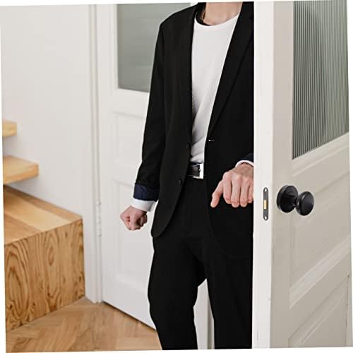 AMZNWI Black Door Lock with Zinc Alloy Handle