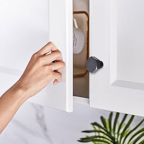 Sturdy Hexagon Cabinet Knobs Durable Aluminum Handles for Kitchen Bathroom Use