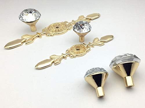 Gold Crystal Drawer Knob - Perfect for your Kitchen or Bedroom