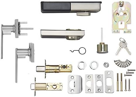 Amazon Basics Grade 3 Touchscreen Deadbolt Keypad Lock Satin Nickel