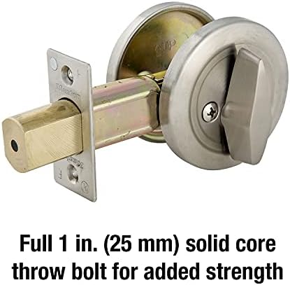 Master Lock DSC0532D One Sided Deadbolt Satin Chrome