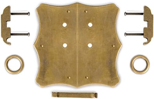 Hardware Philosophy - Brass Bamboo Curve Cabinet Hardware Set
