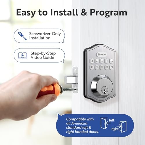 Secure Convenient Smart Deadbolt Lock