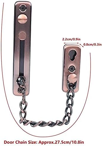 AMAZWI Door Chain Stake Secure Easy