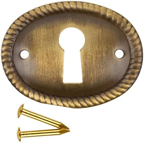 Ooxy Antique Brass Mirror-Mount Escutcheon Plate