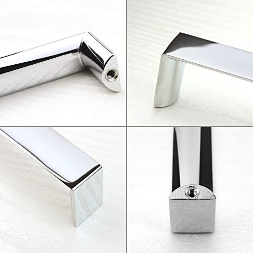 Sturdy 6-Piece Chrome Cabinet Pull