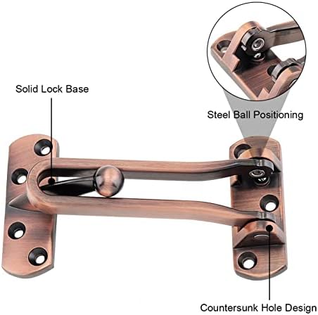 Zinc Alloy Door Lock Latch Bronze