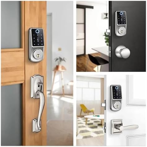 Tuya WiFi Smart Deadbolt with Fingerprint and Digital Keypad