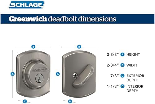 Schlage B60 N 716 Deadbolt