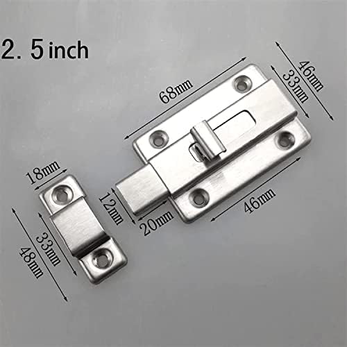 Durable Stainless Steel Door Lock Bolt