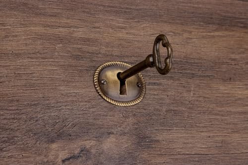 Ooxy Antique Brass Mirror-Mount Escutcheon Plate