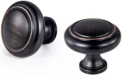 Oil Rubbed Bronze Cabinet Knobs 10 Pack 12 Inch