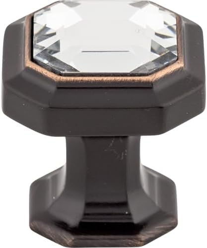 Top Knobs Crystal Emerald 1-18 Knob Tuscan Bronze