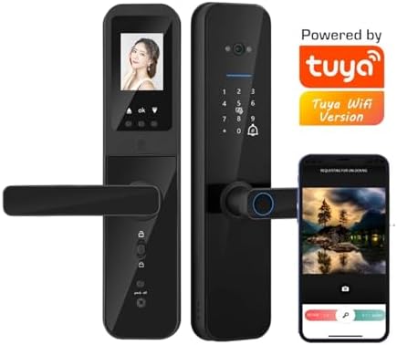Tuya Smart WiFi Door Lock with HD Camera and Display