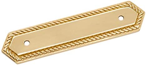 RK International Polished Brass Backplate