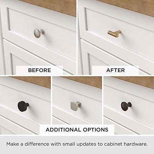 Liberty PN0401V-SN-C5 Knob with Backplate Durable and Easy to Install