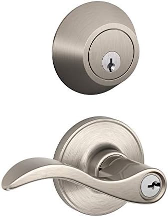 Schlage JC60 V SEV 619 Single Cylinder Deadbolt Satin Nickel