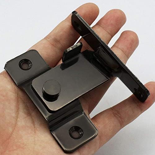 ZLOCYIVHE Slide Bolt Door Lock 2Pcs Deadbolts Right Angle Latch Hasp