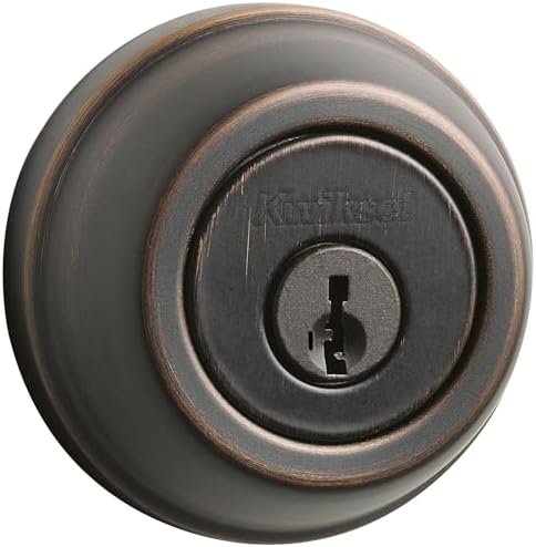 Kwikset 780-SSTRKP Venetian Bronze Single Cylinder Keyed Entry Smartbolt