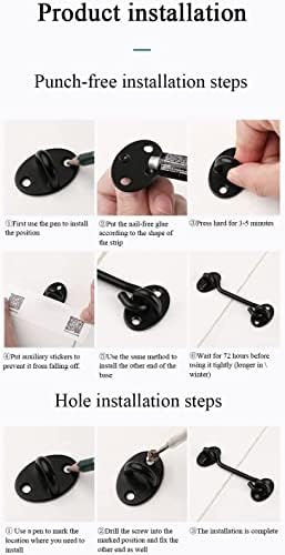 ZLOCYIVHESturdy Barn Door Latch 8in Durable Easy to Install